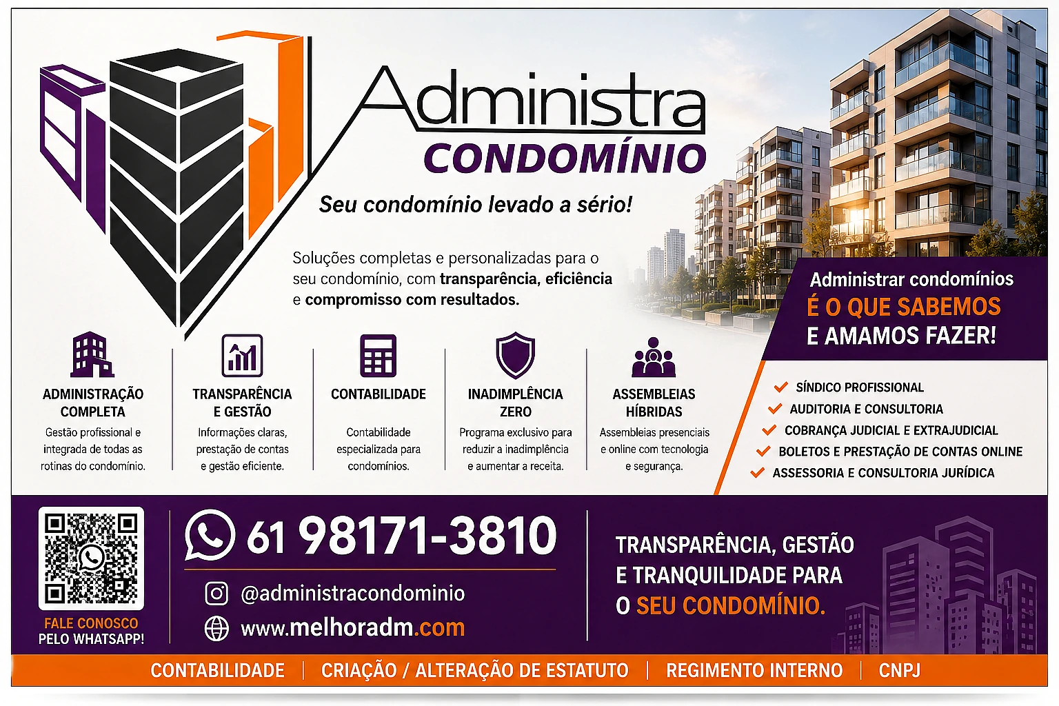 Administração de condomínios em Sobradinho